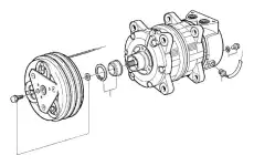 Муфта компрессора кондиционера 9447934 VOLVO