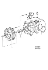 Муфта компрессора кондиционера 9447934 VOLVO