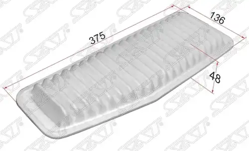 Фильтр воздушный SAT ST-17801-28010