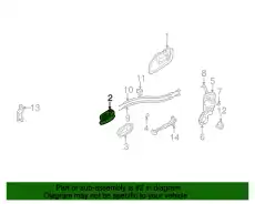 Ручка двери HYUNDAI / KIA 8362026010