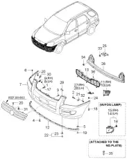 Фара противотуманная HYUNDAI / KIA 922021F000