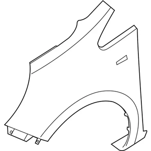 Крыло HYUNDAI / KIA 663211W100
