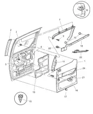 клипса Chrysler Neon 6504014
