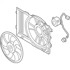 вентилятор радиатора, 90вт / blower assy 253801F380 MOBIS
