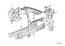 Щиток П ! \BMW 3' E30 41 35 1 935 898