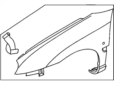 Крыло DODGE 5003642AA