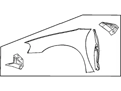 Крыло DODGE 5018848AB