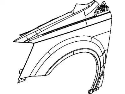 Крыло DODGE 68029129AA