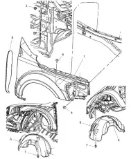 Крыло DODGE 5134123AA