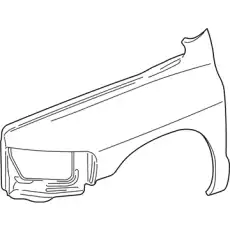 Крыло DODGE 55276208AD