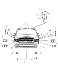 Фара DODGE 55077120AG