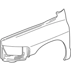 Крыло DODGE 55276986AB