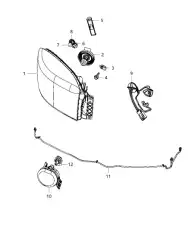 Фара DODGE 55277409AE