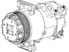 Компрессор кондиционера 55111423AF DODGE