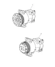 Компрессор кондиционера 55111423AF DODGE