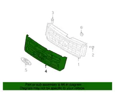 Решетка радиатора FORD 8L8Z-8200-APTM