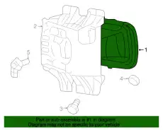 Фара противотуманная FORD AL3Z15200A