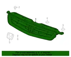 Решетка 71121S03000ZC HONDA