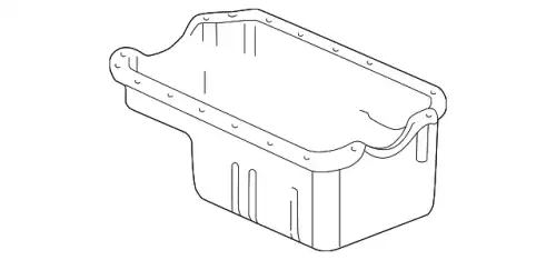 Поддон картера двигателя HONDA 11200PLC000