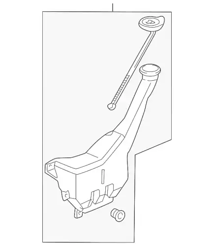 Бачок омывателя 76840S5B013 HONDA