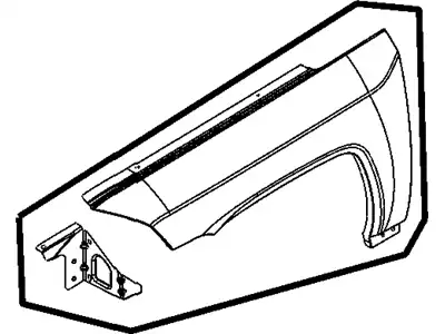 Крыло JEEP 5054317AA