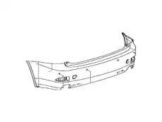 Бампер задний 5215953905 TOYOTA / LEXUS