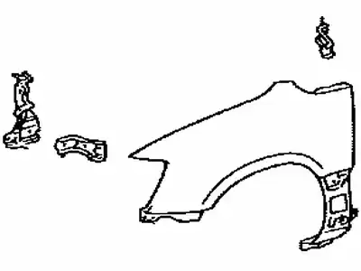 Крыло TOYOTA / LEXUS 5380148020