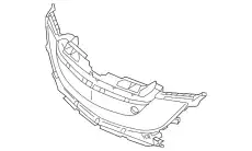 Решетка бампера MAZDA BBN2501T0K