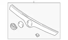 Решетка радиатора MAZDA BJ0E50710B