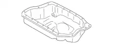 Поддон картера двигателя MAZDA KL0110400