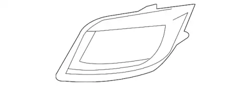 Решетка бампера MAZDA TE7050C10B