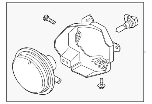Фара противотуманная MAZDA DR6151680A