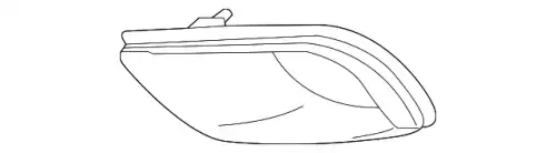 Решетка бампера MAZDA TK2250C21