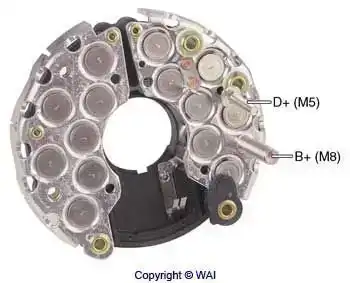 диодный мост! Bosch 40A\ BMW E30 1.6-2.3 <88, Ford Scorpio 2.4/2.8 85-89 IBR331 TRANSPO