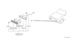 УКАЗАТЕЛЬ ПОВОРОТА B613541G02 NISSAN