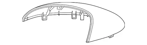 КОРПУС ЗЕРКАЛА /L 95873153700G2X PORSCHE