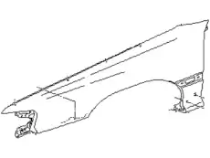 Крыло SUBARU 57110AA070