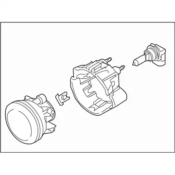 Фара противотуманная SUBARU 84501AG120