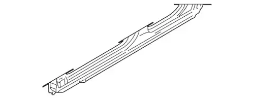 Порог левый 3B5809847A VAG