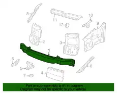 Балка поперечная 701803671H VAG