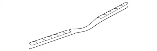 Кронштейн бампера серединное 3B9807863 VAG