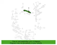 Ручка двери VAG 1C0837205GRU