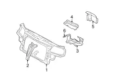 Панель передняя 1J0805588M VAG