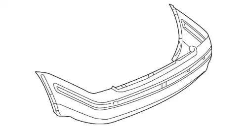 Бампер задний 3B5807417JGRU VAG