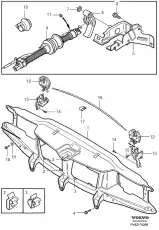 Панель передняя 9151650 VOLVO