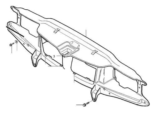 Панель передняя 9151650 VOLVO
