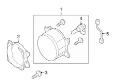 Фара противотуманная MAZDA NE0151680A