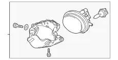 Туманка MAZDA 3 12- BBN651690B