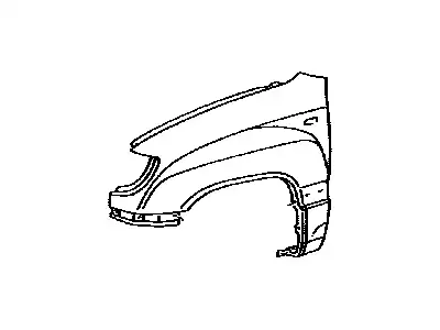 Крыло TOYOTA / LEXUS 53802-6A220