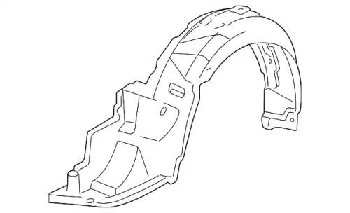 Подкрылок HONDA 74101S04J10